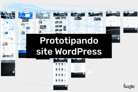 Prototipando site WordPress. Imagem ilustrativa.